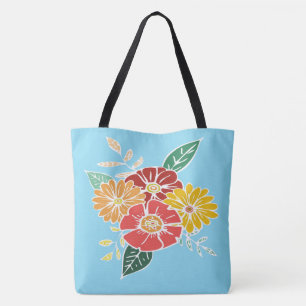 Tote Bag Flower Power #9