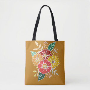 Tote Bag Flower Power #9