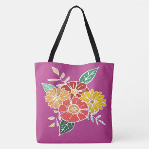 Tote Bag Flower Power #9