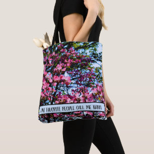 Tote Bag Flower rose Dogwood arbre cadeau pour elle