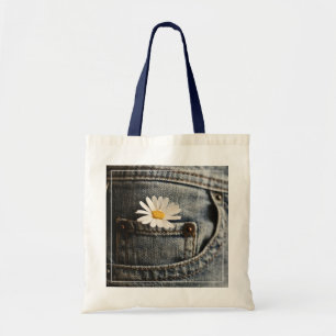 Tote Bag Flowers (homonymie)   Daisy in Jeans Pocket