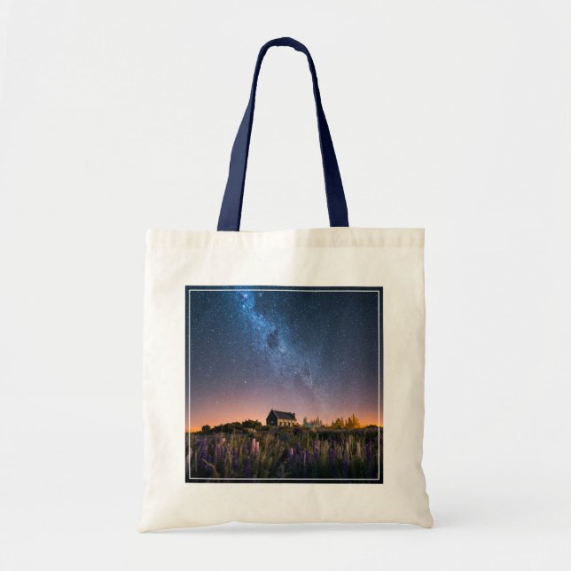 Tote Bag Flowers (homonymie) | Lupines Blooming Lake Tekapo (Devant)