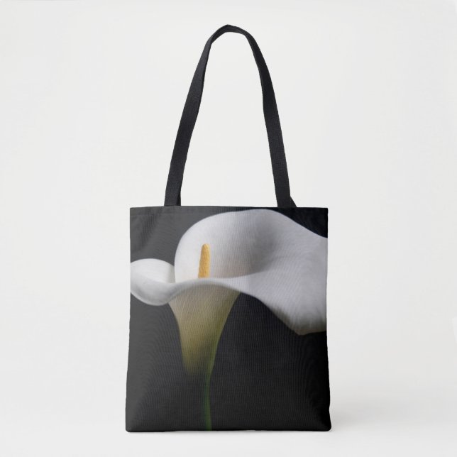 Tote Bag Flowers (homonymie) | White Calla Lily (Devant)
