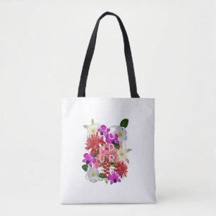Tote Bag Flowers Of Honduras Word Art