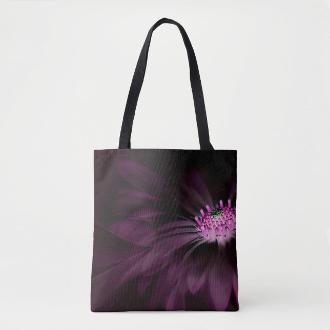 Tote Bag Flowers | Purple Daisy (Devant)