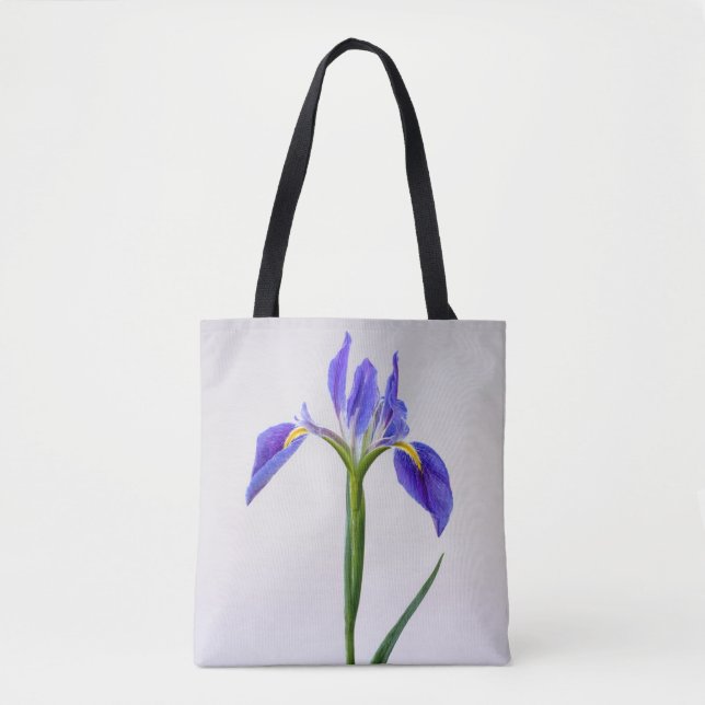 Tote Bag Flowers | Purple Iris Flower (Devant)