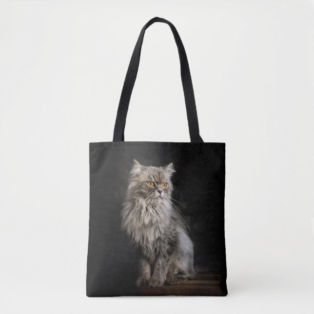 Tote Bag Fluffy Gris (Devant)