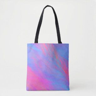 Tote Bag Flux Abstrait d'encre néon