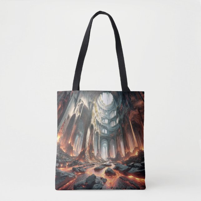Tote Bag Flux de lave (Devant)