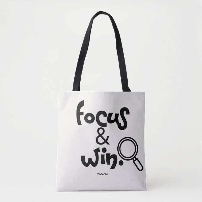 Tote Bag Focus & Win. (Devant)
