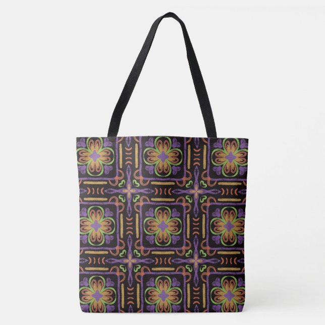 Tote Bag Folklore de Carnaval de Minuit (Devant)