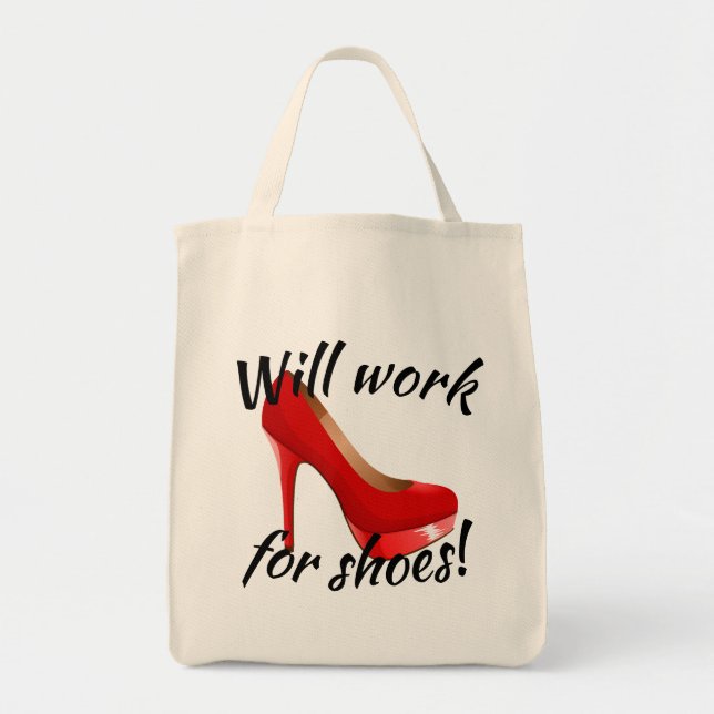Tote Bag Fonctionnera pour les chaussures haute talons (Devant)