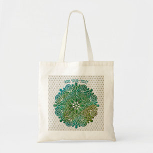 Tote Bag Fond coloré de yoga de méditation mandala 3D