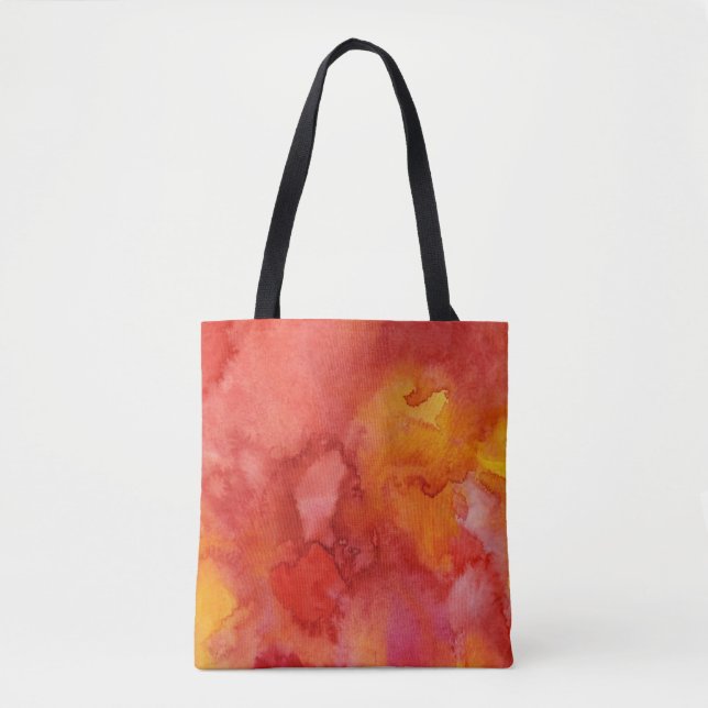 Tote Bag Fond de peinture d'aquarelle (Devant)