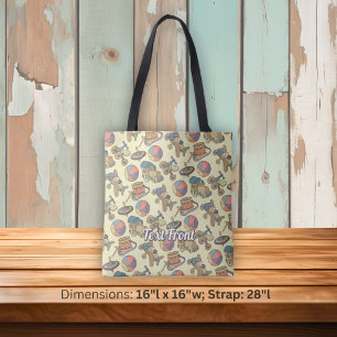 Tote Bag Fond d'icônes de jouets