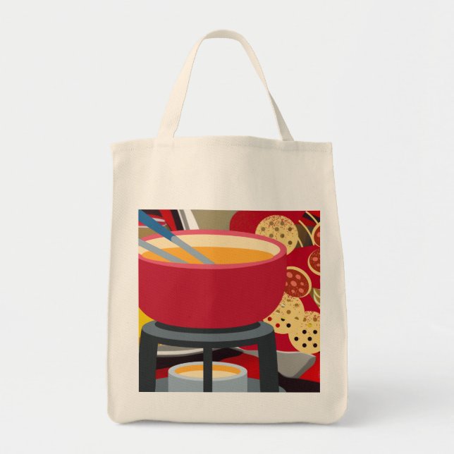 Tote Bag Fondue de fromage (Devant)