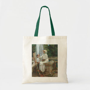 Tote Bag Fontaine Villa Torlonia Frascati, Italie par Sarge