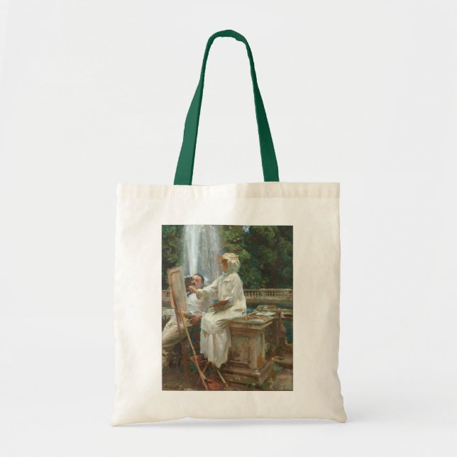 Tote Bag Fontaine Villa Torlonia Frascati, Italie par Sarge (Devant)