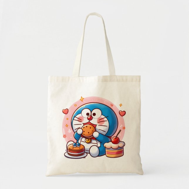 Tote Bag Foodie Doraemon (Devant)