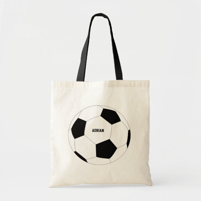Tote Bag Football de balle de football personnalisé (Devant)