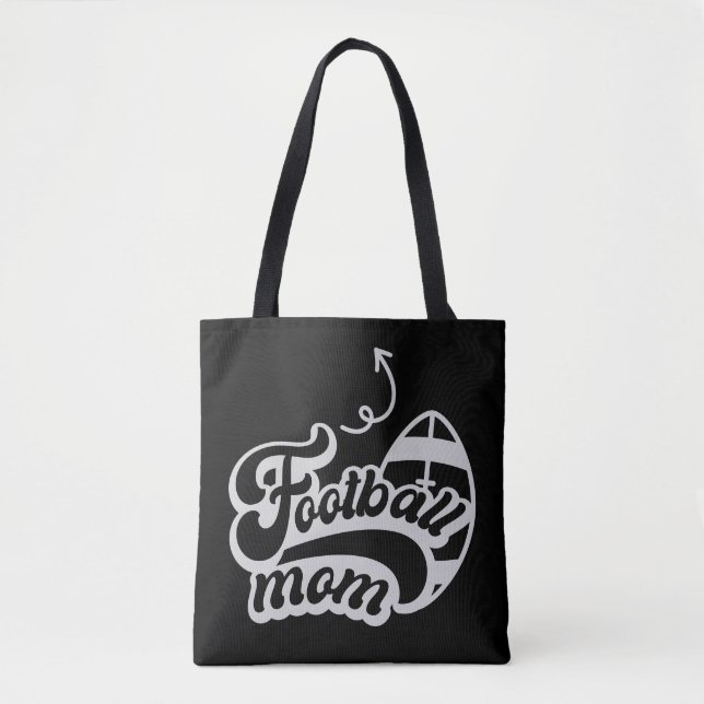 Tote Bag Football Maman Design Fourre-tout (Devant)