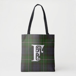 Tote Bag Forbes Clan Tartan Monogramme