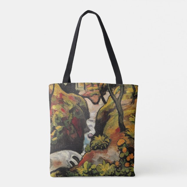 Tote Bag Forest Brook par August Macke Expressionnisme Vint (Dos)