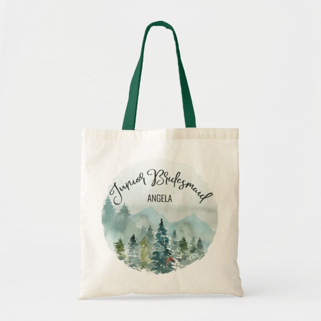 Tote Bag Forest Wonder Junior Bridesmaid Mariage (Devant)