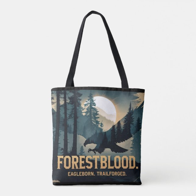 Tote Bag Forestblood – Espíritu Salvaje Nacido del Bosque (Dos)