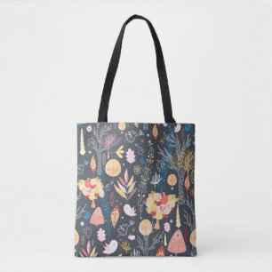 Tote Bag Forêt d'automne : Beauté saisonnière texturée.