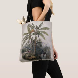 Tote Bag Forêt de bananiers tropicaux antiques Bota vinta