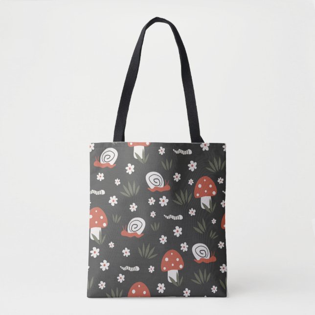 Tote Bag Forêt de la trace d'escargot (Devant)