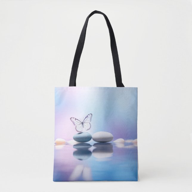 Tote Bag Forêt de Papillon Nature Serene Tranquille (Devant)