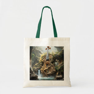 Tote Bag Forêt de violon géant Imaginaire mignon