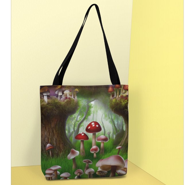 Tote Bag Forêt d'imaginaires de champignons (Créateur téléchargé)