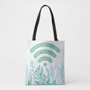 Tote Bag Forêt - feuilles tropicaux plus devis