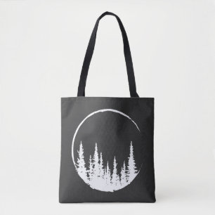 Tote Bag Forêt Florale Arbre Arbre Aimant Forêt Arbre