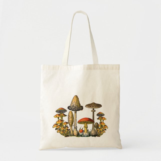 Tote Bag Forêt Fourre-tout de champignon (Devant)