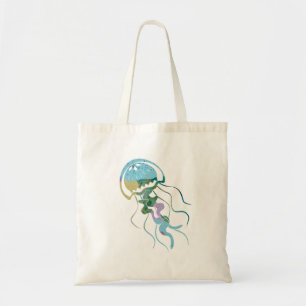 Tote Bag Forme colorée de méduse