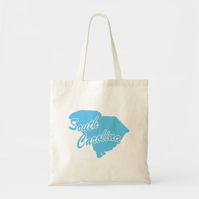 Tote Bag Forme de l'État de Caroline du Sud (Devant)