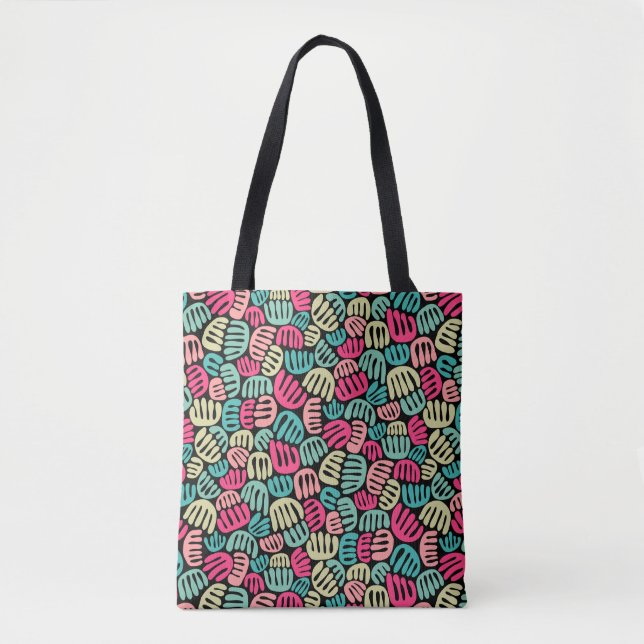 Tote Bag Formes Abstraites 301122 - Couleurs 01 (Devant)