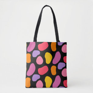 Tote Bag Formes abstraites colorées art tendance design mod