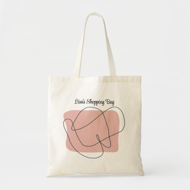 Tote Bag Formes Abstraites modernes (Devant)