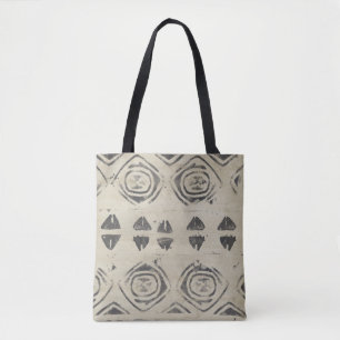 Tote Bag Formes arrondies et géométriques de bazar de mot