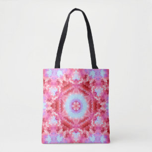 Tote Bag formes arrondies mandala kaléidoscope Abstraites