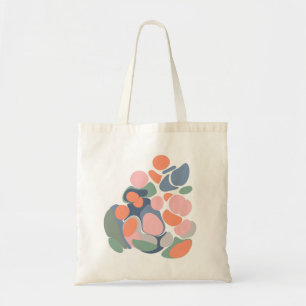 Tote Bag Formes biologiques Abstraites modernes Art en coul