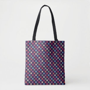 Tote Bag Formes d'art Abstrait coloré moderne