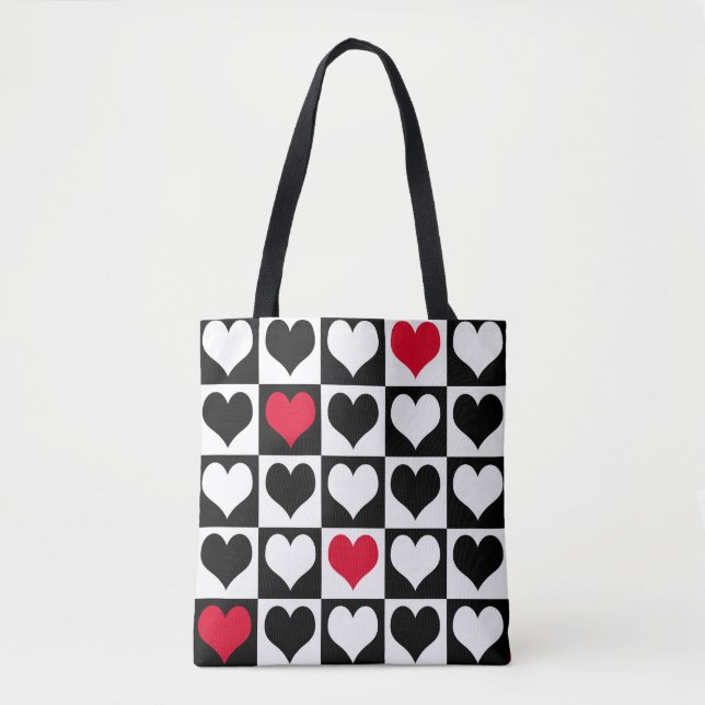 Tote Bag Formes du coeur (Devant)