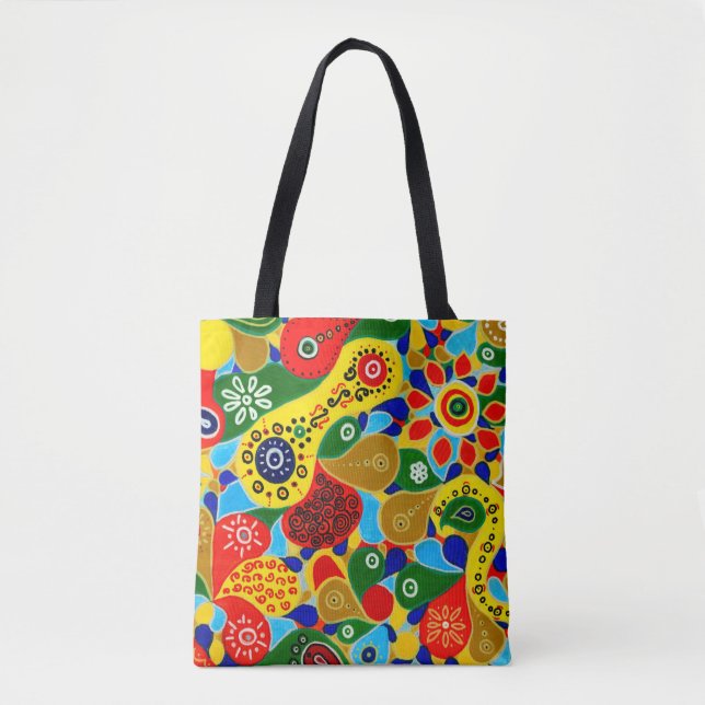 Tote Bag Formes et formes remarquables Art Abstrait origina (Devant)