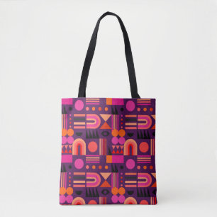 Tote Bag Formes géométriques Abstrait Motif sans couture.